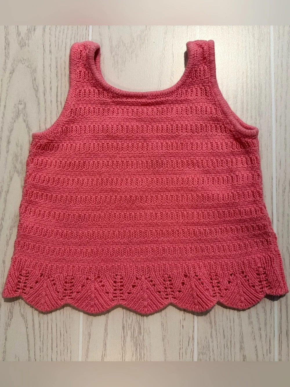 Disney x Jumping Beans Minnie Mouse Crochet 2pc Tank Shorts Set Girls 5